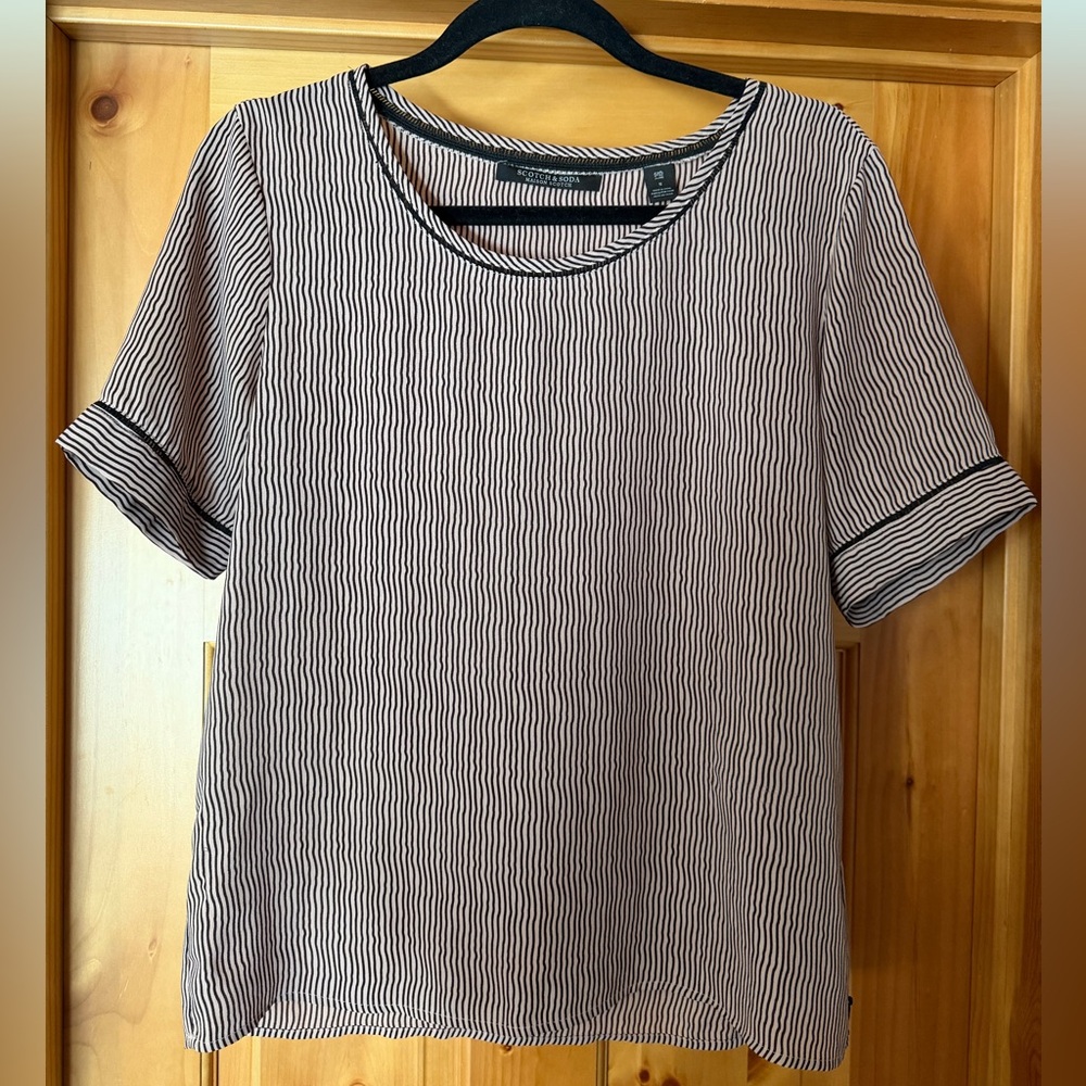 Scotch & Soda Striped Blouse women’s Small Maison Scotch